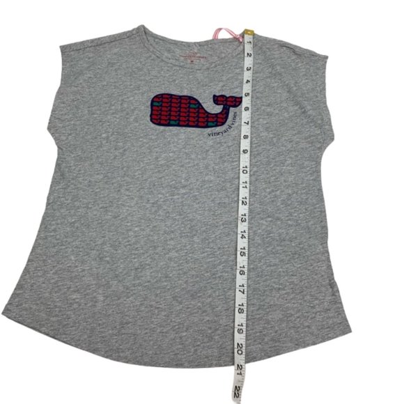 Vineyard Vines Girls Party Whale Fill Swing Tee M - Picture 7 of 7